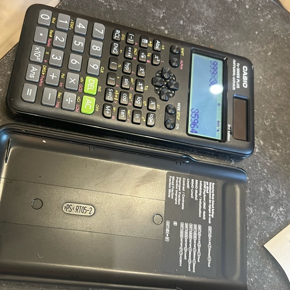 Casio adding machine and new solar powered scientific calculator with cover - Picture 2 of 9